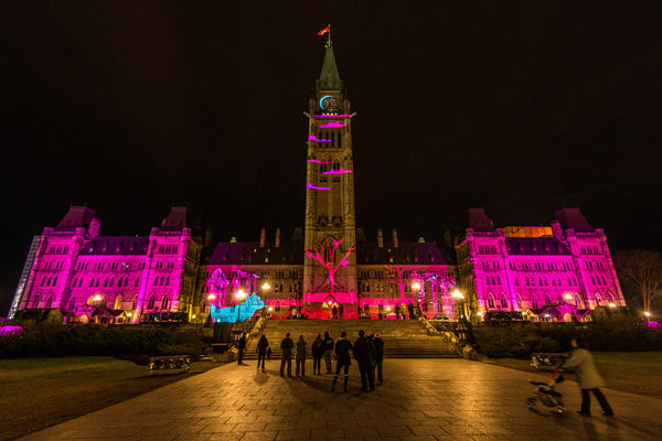 Christmas Lights At Parliament Hill