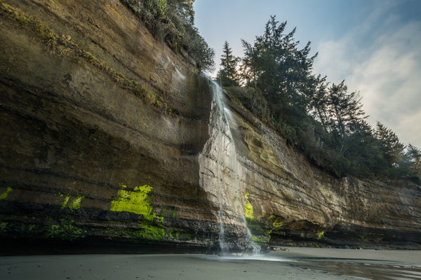 Mistic Beach Waterfall